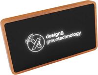 POWERBANK WIRELESS IN LEGNO DA 5.000 MAH